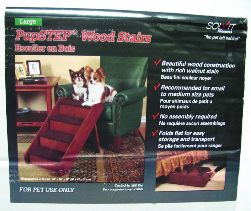 Solvit PupSTEP Wood Stairs Pet Steps