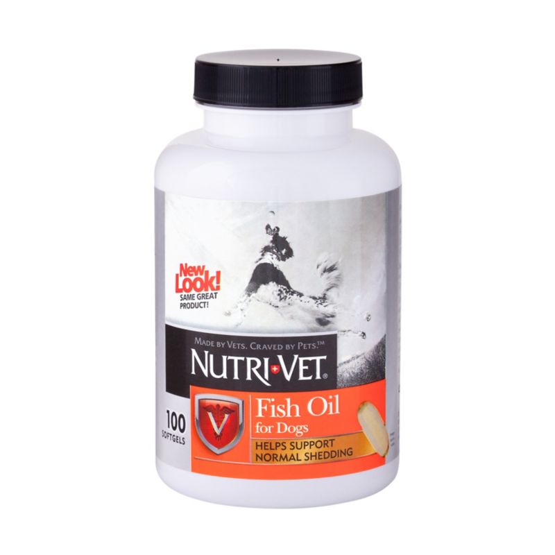 Nutri-Vet Salmon Oil Dog Softgel Tablets