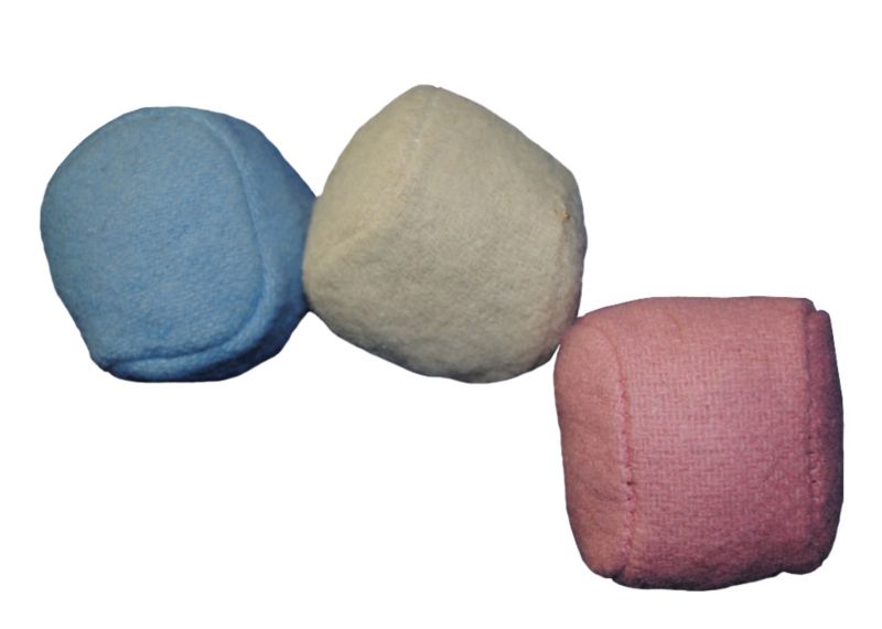 Lucky Pet Wollies Natural Wool Cat Toy 3 Pack