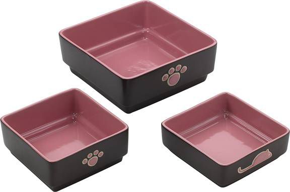 Ethical Spot Four Square Dog Dish