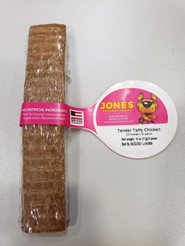 Jones Natural Chews Tender Taffy Beef Dog Treat
