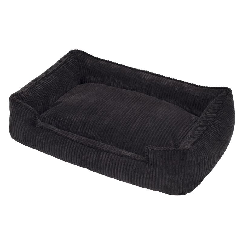Jax and Bones Midnight Corduroy Lounge Dog Bed