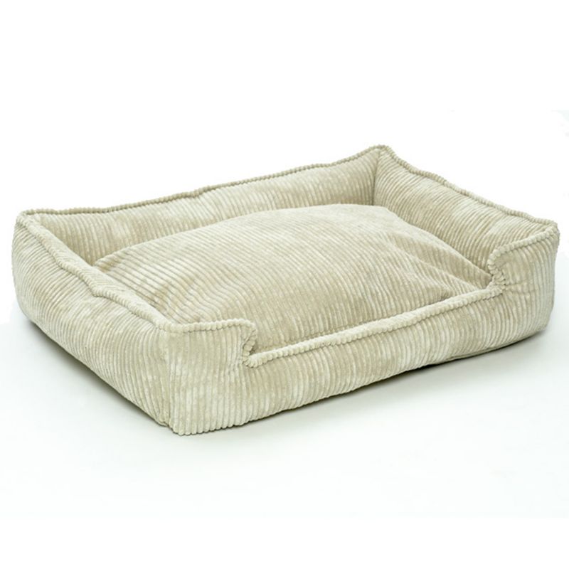 Jax and Bones Sand Corduroy Lounge Dog Bed