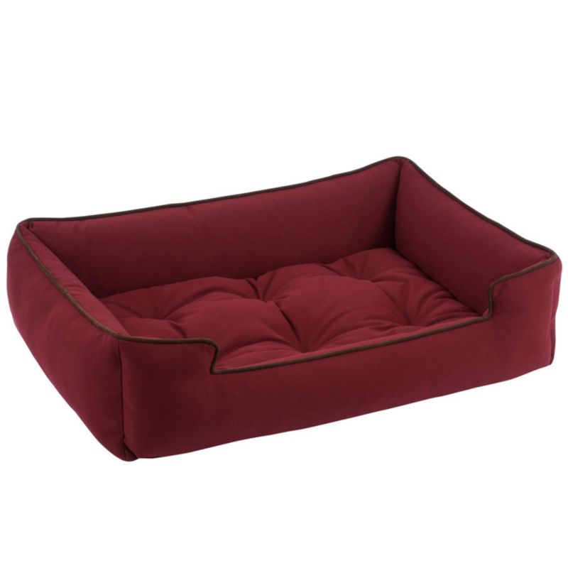 Jax and Bones Microsuede Berry Dog Bed