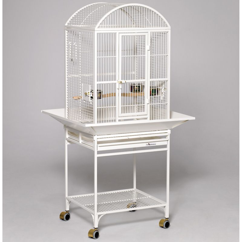 Avian Adventures Nina Dometop Bird Cage White