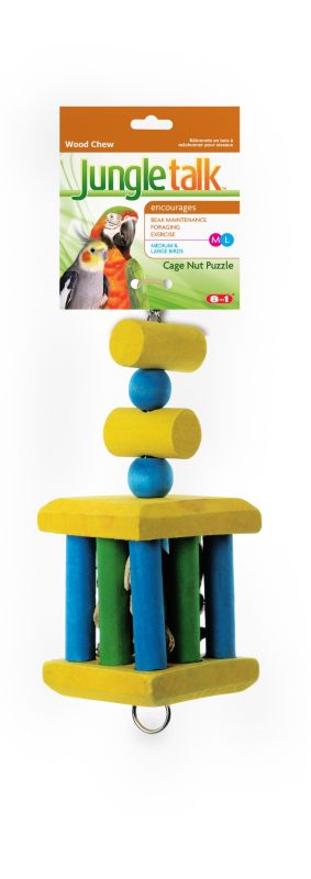Jungle Talk Cage Nut Puzzle