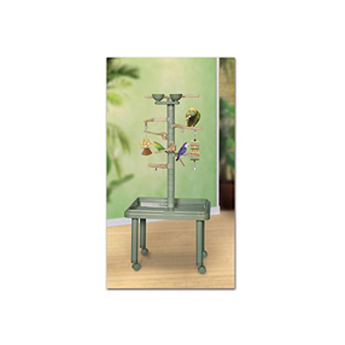Basic Raised Jungle Perch Parrot Play Tower Medium