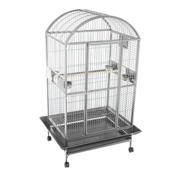 A and E Stainless Steel Dometop Bird Cage
