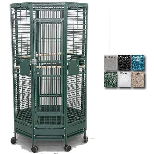 A and E Small Octagon Bird Cage