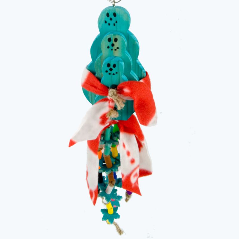 Snowman & Snowflakes Bird Toy