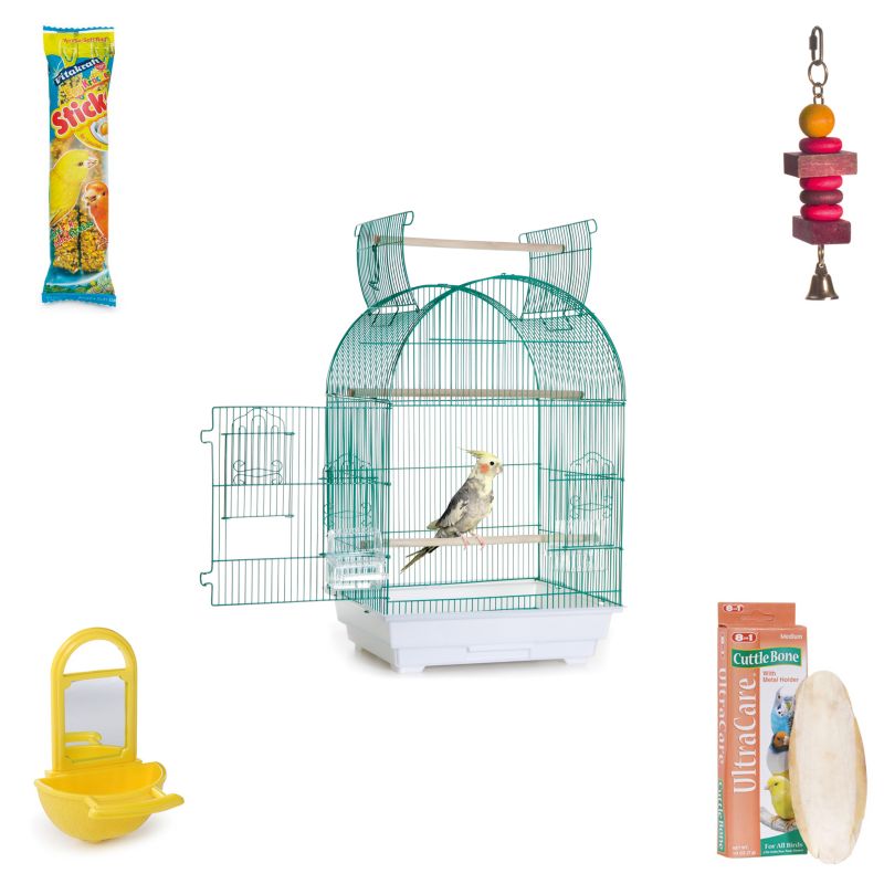 Aviantelligence White Bird Cage Kit