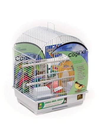 Round Roof Parakeet Cage Kit