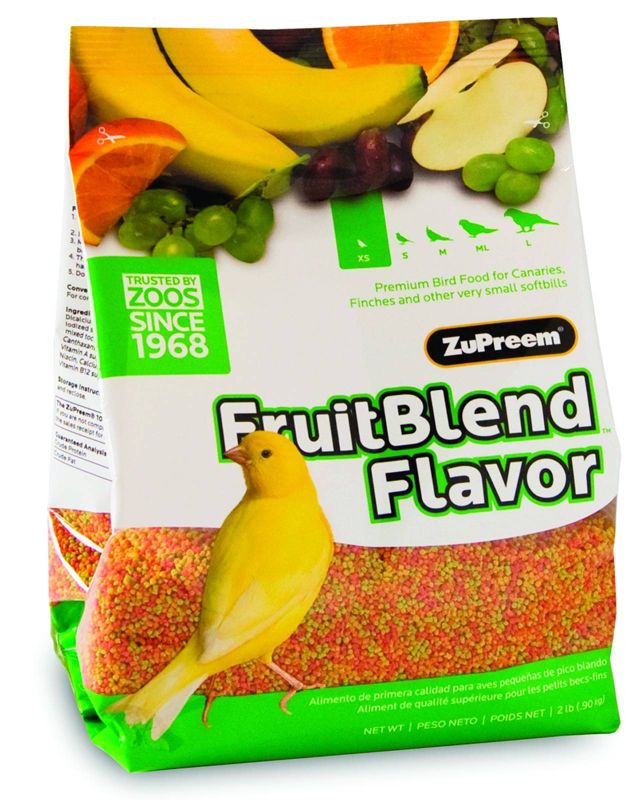 ZuPreem Fruit Blend Bird Food Canary/Finch 2lb