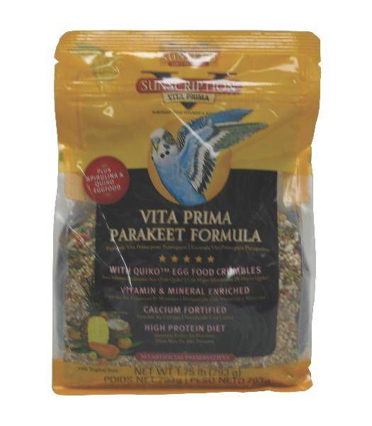 Sun Seed Vita Prima Parakeet Bird Food 1.75lb