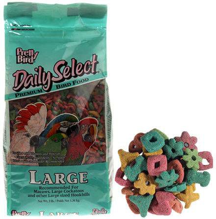 Pretty Bird Daily Select Bird Food 20lbs Large