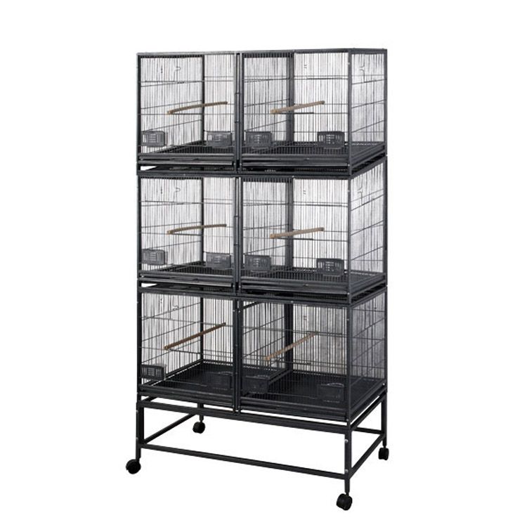 A and E 6-Unit Breeder Bird Cage