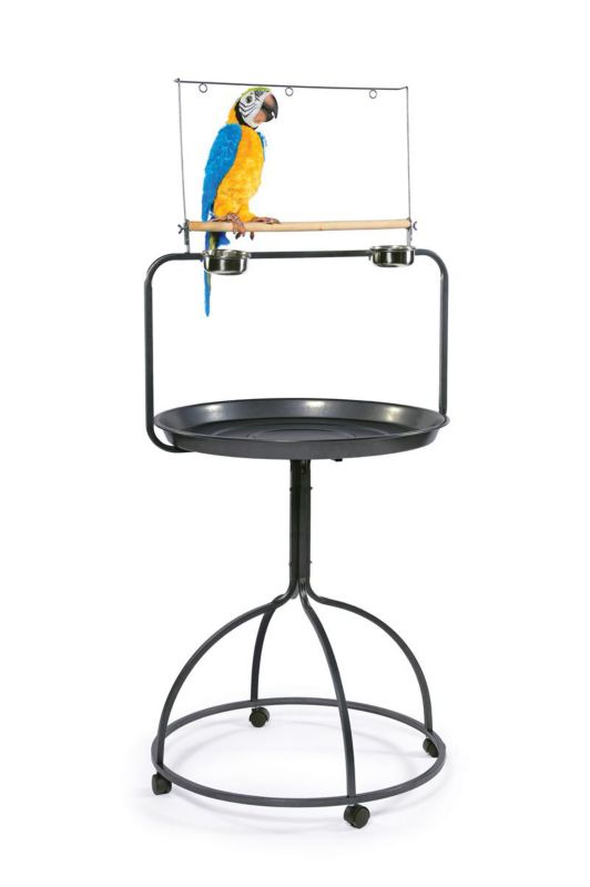 Prevue Round Parrot Playstand 3183 Black