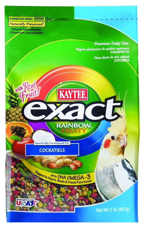 Kaytee Exact Fruity Rainbow Cockatiel Food
