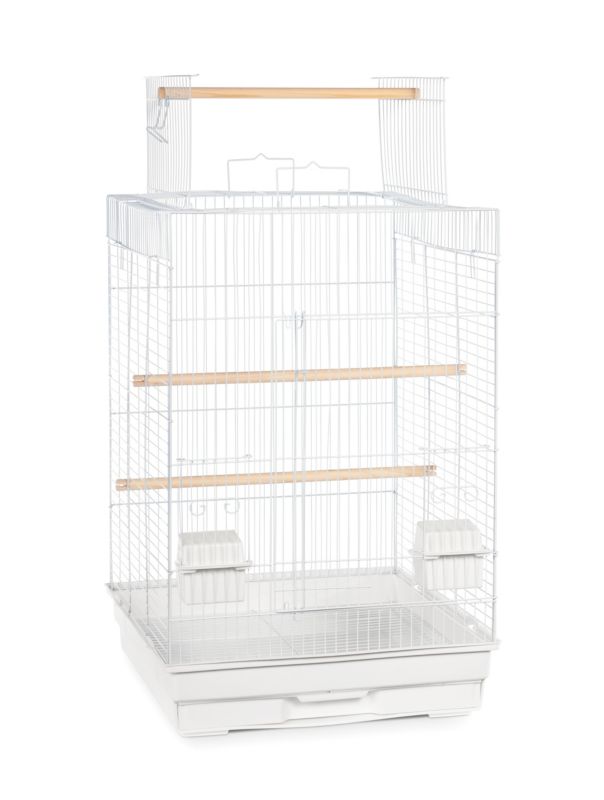 Prevue Top Opening Bird Cage Wht/Wht