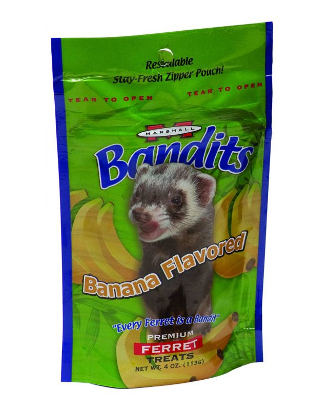 Marshall Bandits Ferret Treats 4oz Bacon