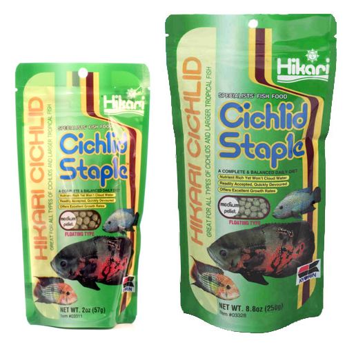 Hikari Cichlid Staple Pellet Food 2 Oz Medium