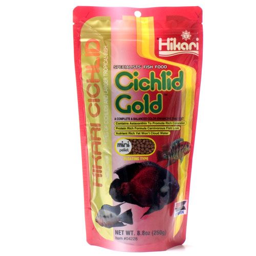 Hikari Cichlid Gold Pellet Fish Food 8.8oz