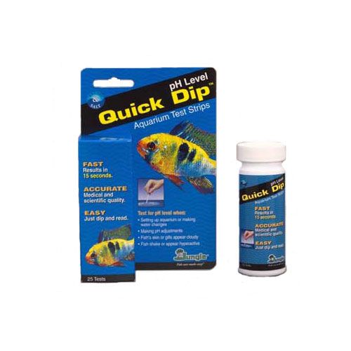 710433 001 - Jungle Aquarium Quick Dip Ph Level Strips 25 Ct