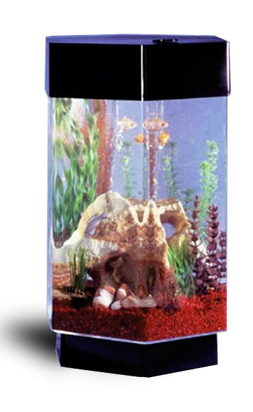 AquaScape Hexagon Acrylic Aquarium 8 Gallon