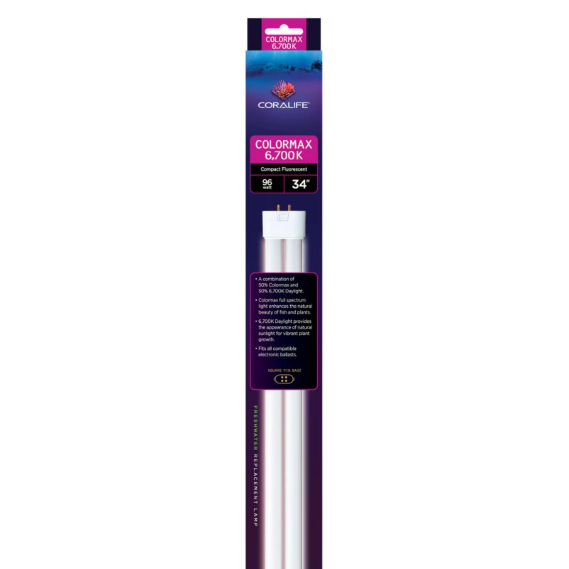Colormax 6700K Aquarium Lamp Square Pin 34 in