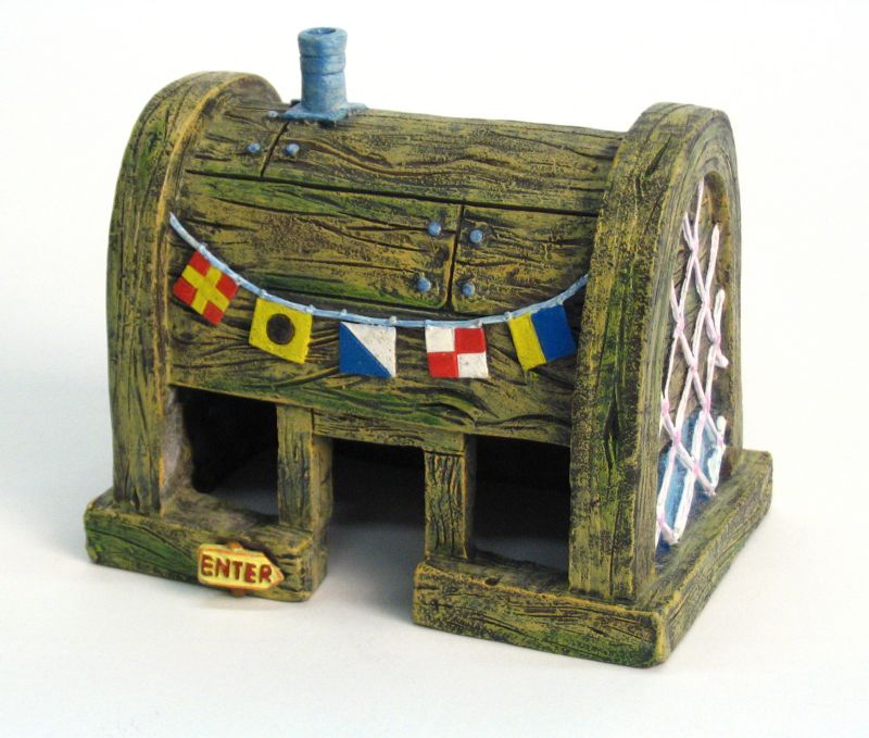 The Krusty Krab Restaurant Aquarium Ornament