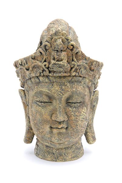 Penn Plax Small Budda Head Ornament