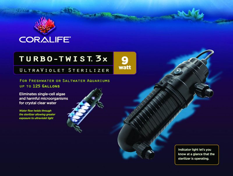 Coralife Turbo Twist UV Sterlizer