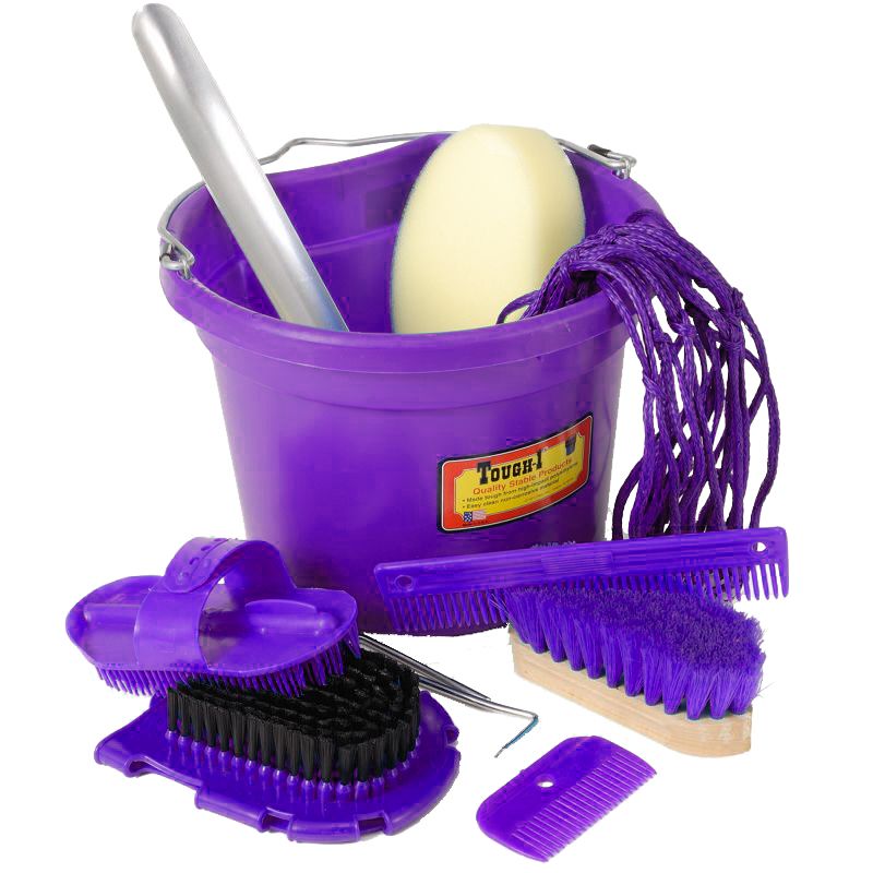 10 Piece Grooming Set Purple