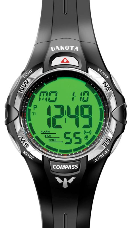 Dakota Over Sized Digital Compass Watch