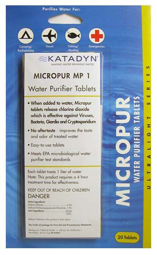C10655 020 - Katadyn Micropur Water Purification Tablets