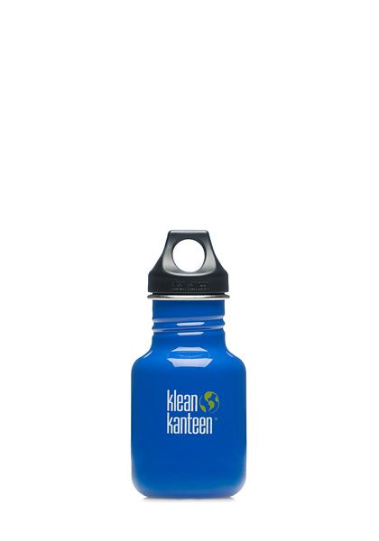 C10682 BLU - Klean Kanteen 12oz Loop Top Water Bottle