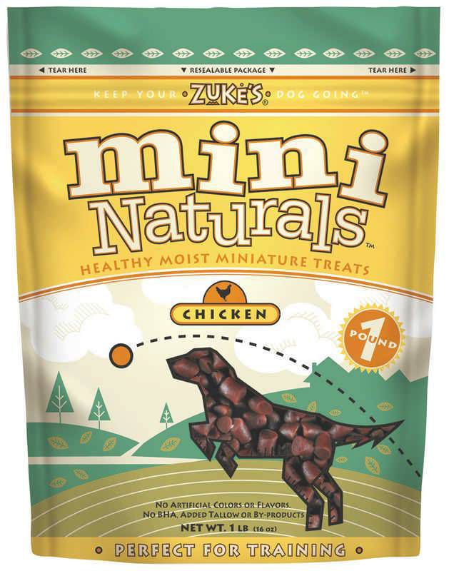 Zukes Mini Naturals Moist Dog Treats Chicken