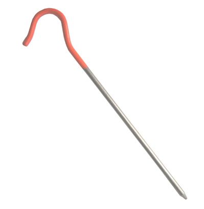 C12549 - Vargo Titanium Orange Head Tent Stakes 6 Pack