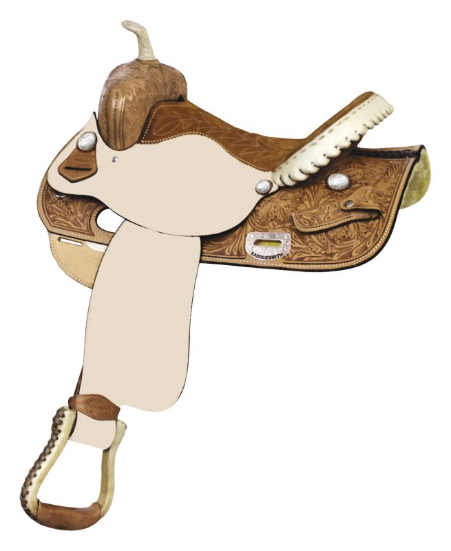 Billy Cook Saddlery Blackwood Barrel Saddle