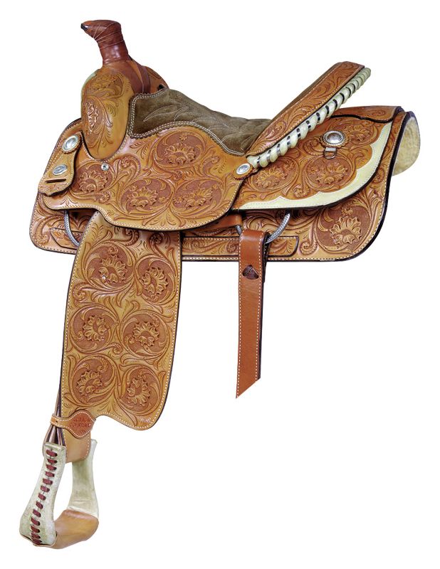 Billy Cook Saddlery Floral Lady Roper Saddle