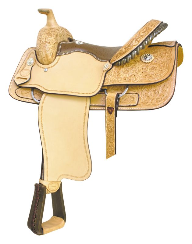 Billy Cook Saddlery Motes Floral Roper Saddle