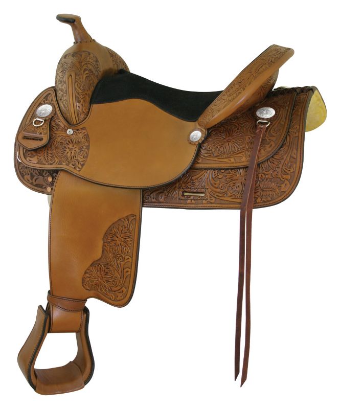 Billy Cook Saddlery Sunrise Floral Saddle
