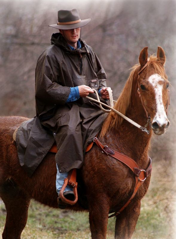 Outback Trading Oilskin Packable Poncho