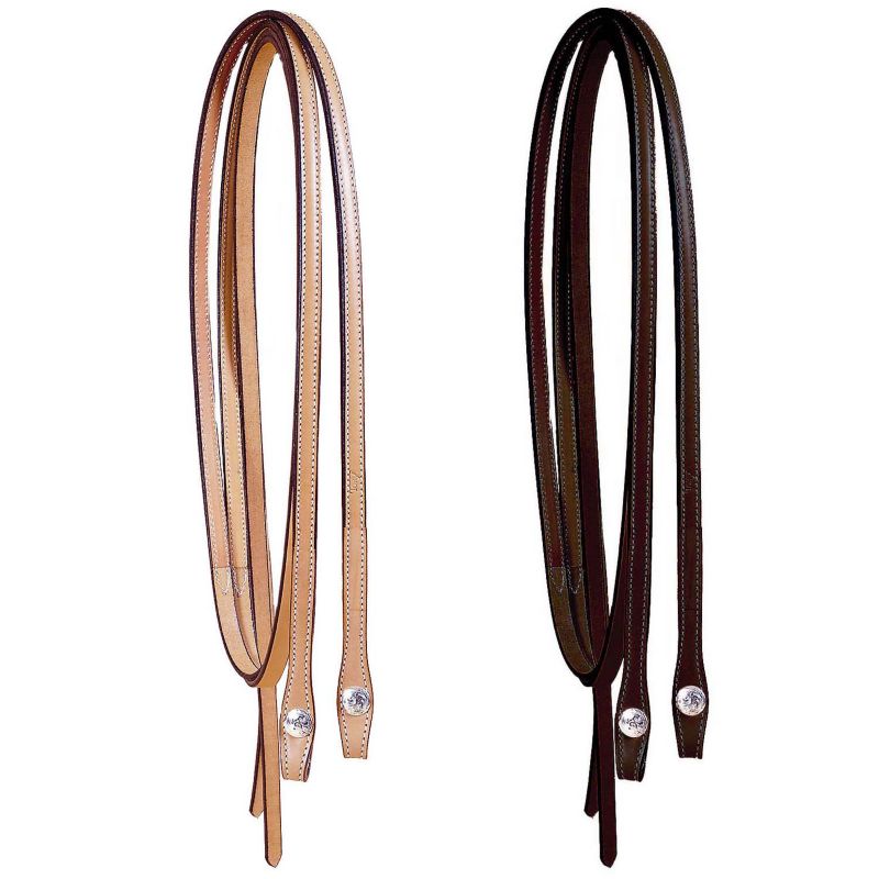 Tory Silver Concho Western Split Reins