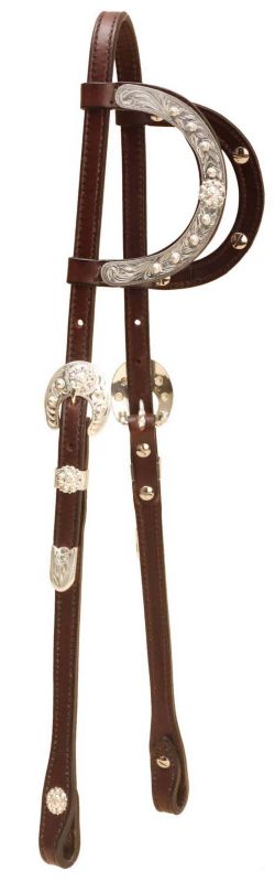 Tory Silver San Diego Double Ear Headstall