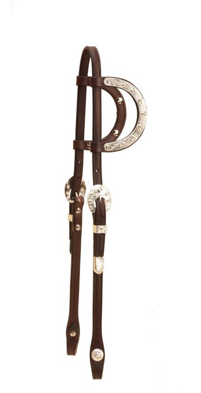 Tory Silver Pecos Bill Double Ear Headstall