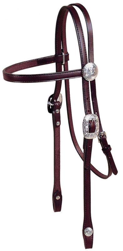 Tory Silver Durango Browband Headstall
