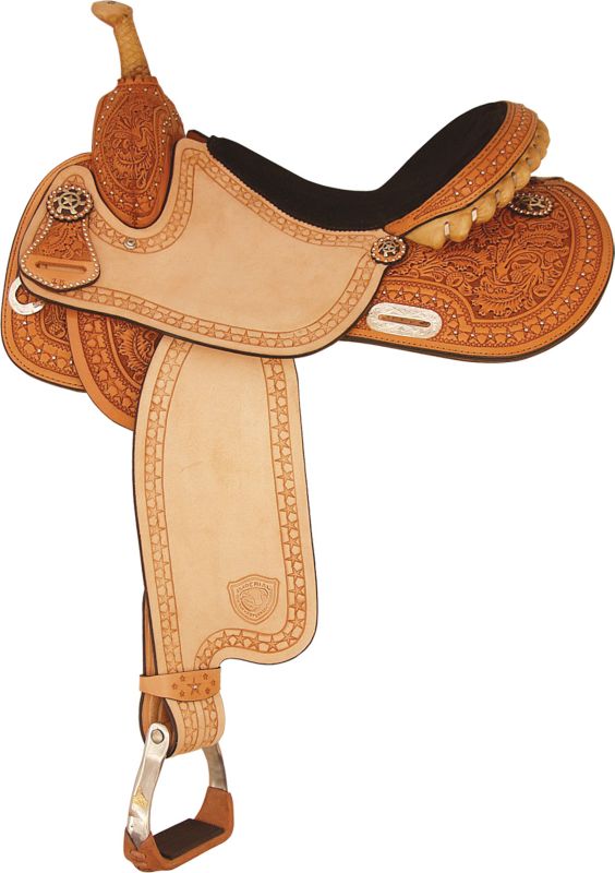 Tex Tan Star Racer Barrel Saddle