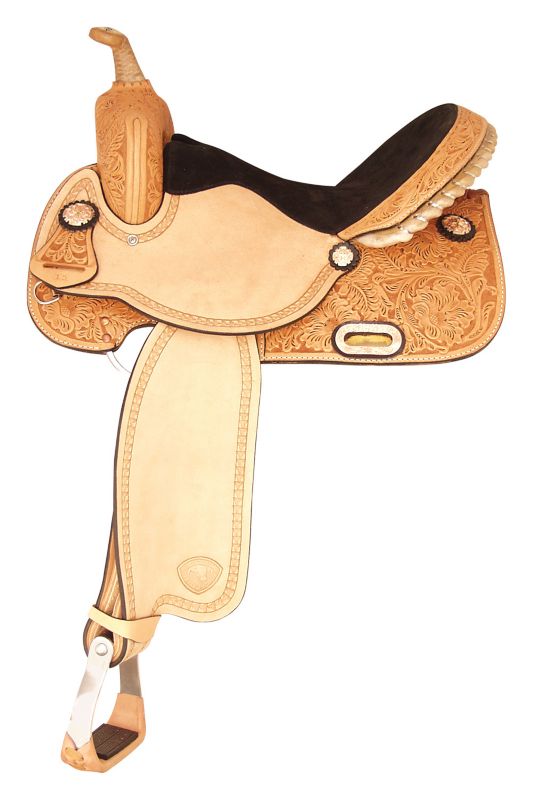 Tex Tan Run For The Money Barrel Saddle
