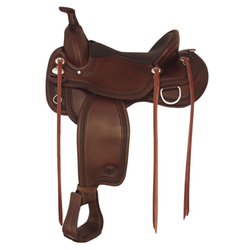 Tex Tan Memphis Flex Western Trail Saddle